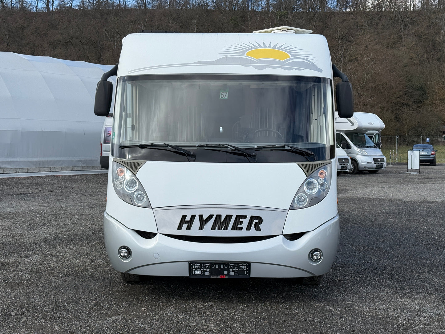 Hymer B 514 CL, 3.0 jtd, Truma, držák kol, markýza