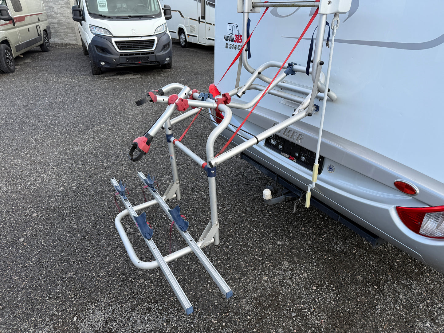 Hymer B 514 CL, 3.0 jtd, Truma, držák kol, markýza