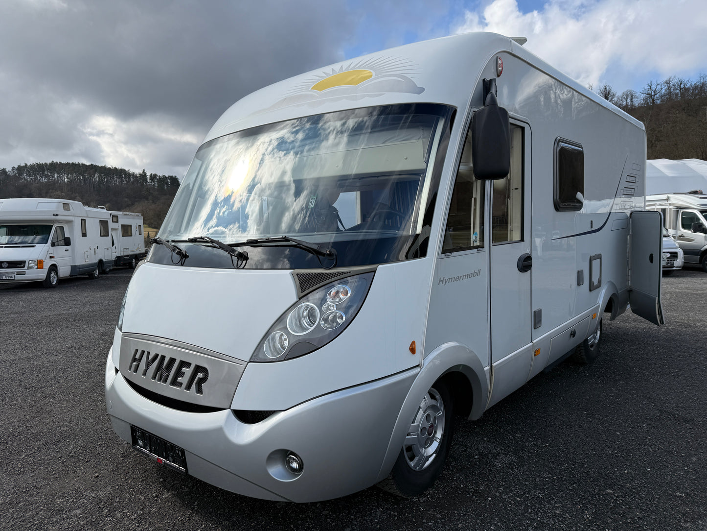 Hymer B 514 CL, 3.0 jtd, Truma, držák kol, markýza