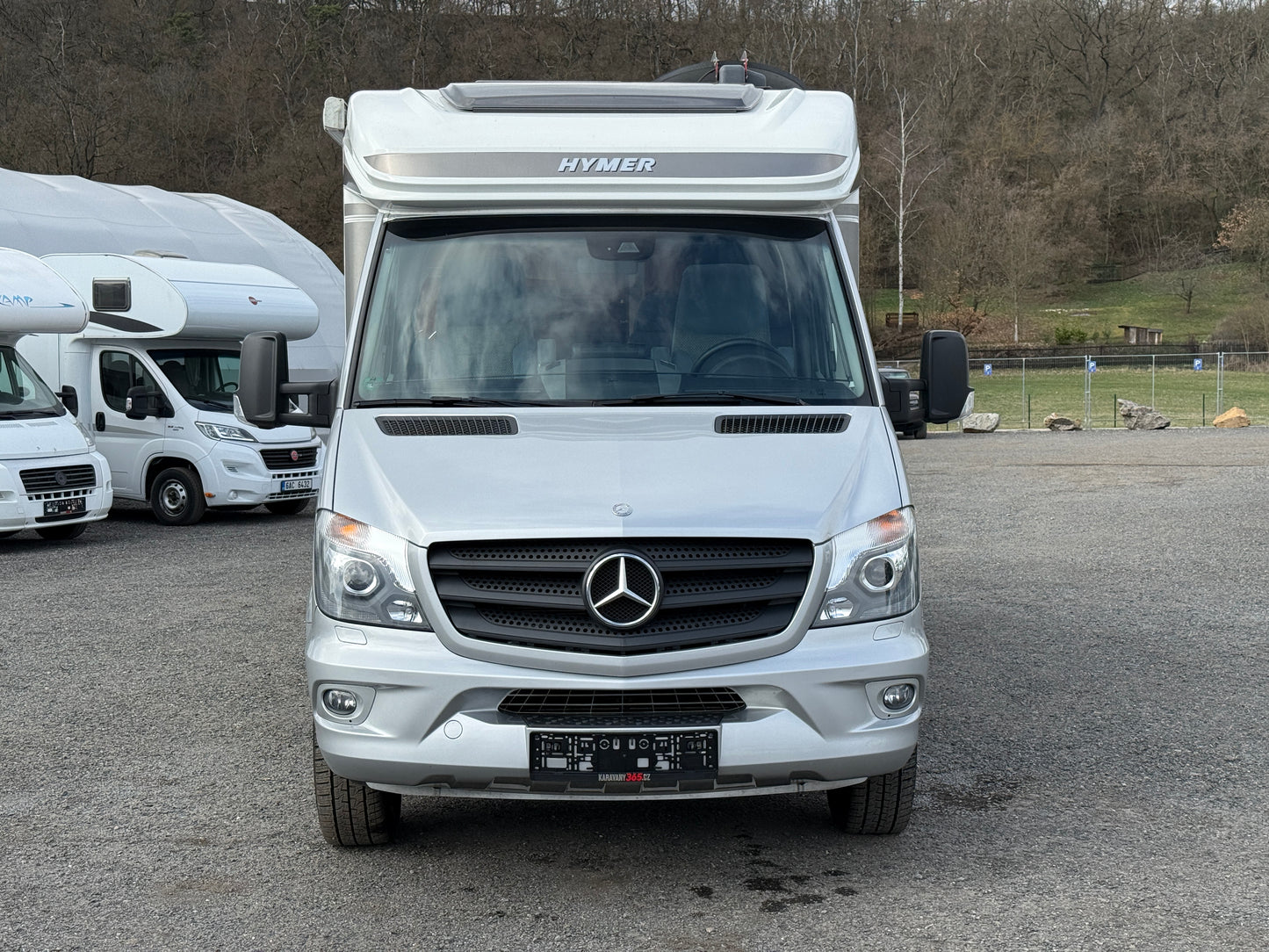 Hymer 580 MLT, automat, vyhřívané sedadla, markýza, satelit, solár