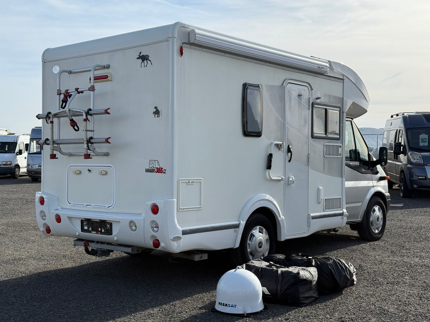 Ford Transit Chalusson Flash, markýza, předstan, Webasto, Truma