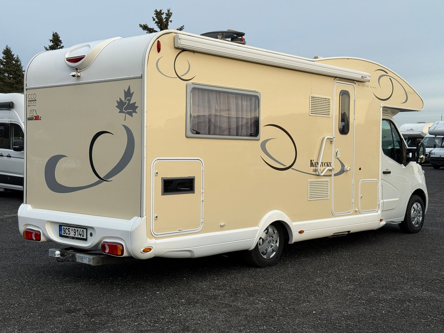 Ahorn K - LINE 95 plus, 2014, solár, sjížděcí postel, měchy