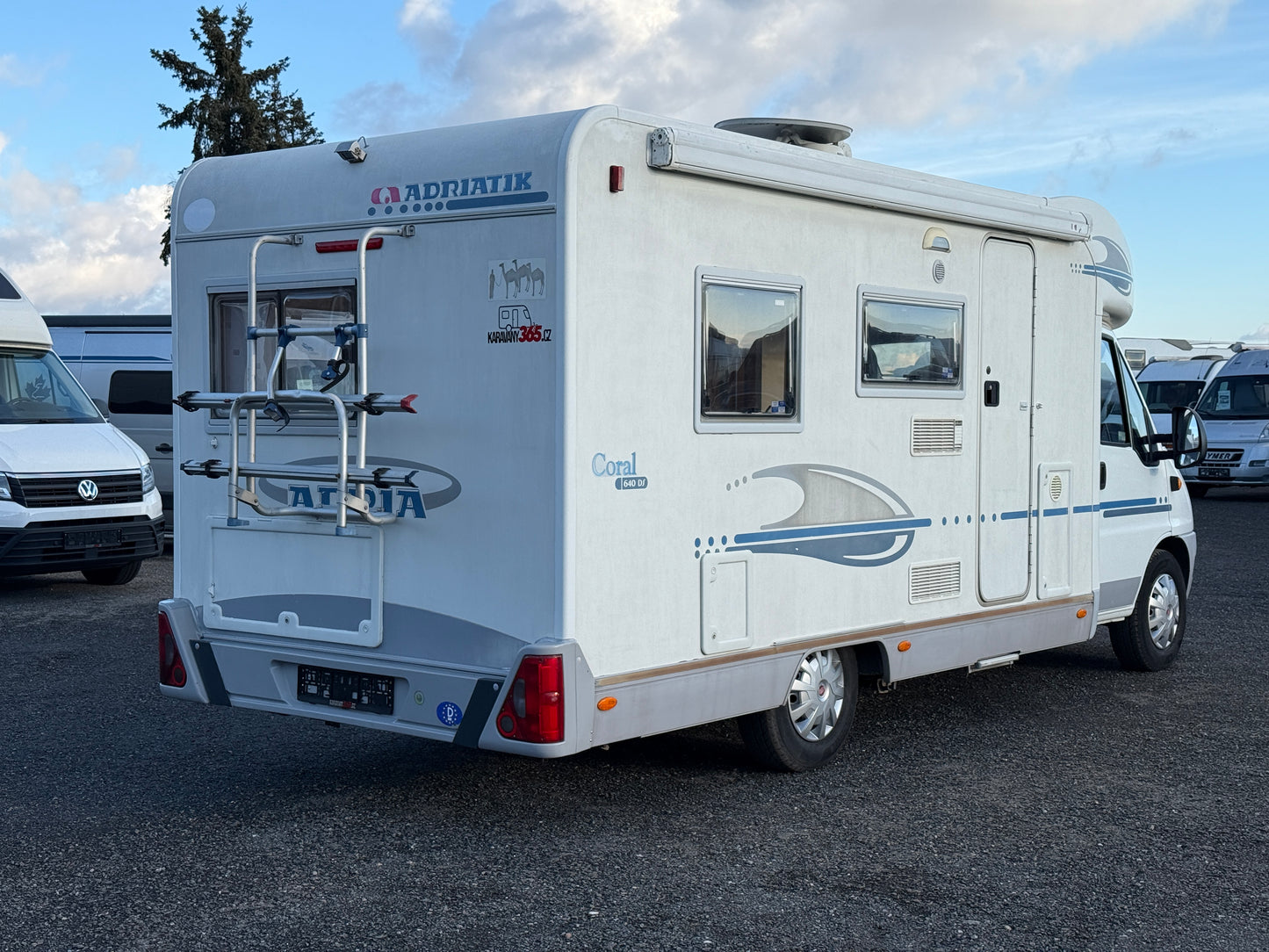 Adria, 2004, 2.8 jtd, 6 osob na jízdu, solárná panely