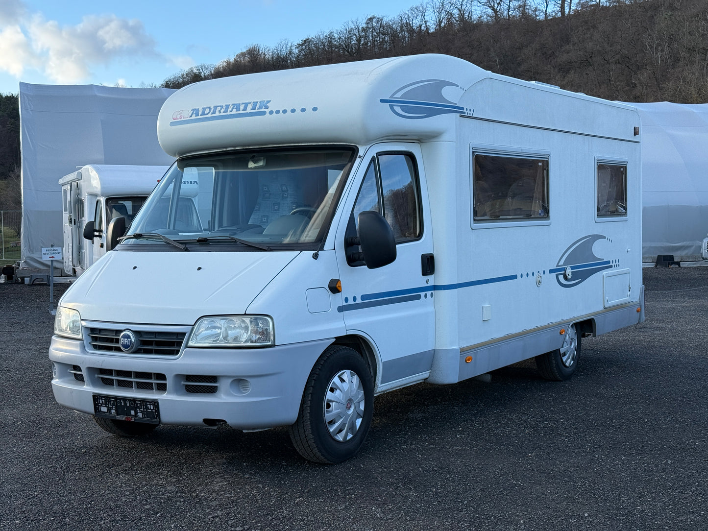 Adria, 2004, 2.8 jtd, 6 osob na jízdu, solárná panely