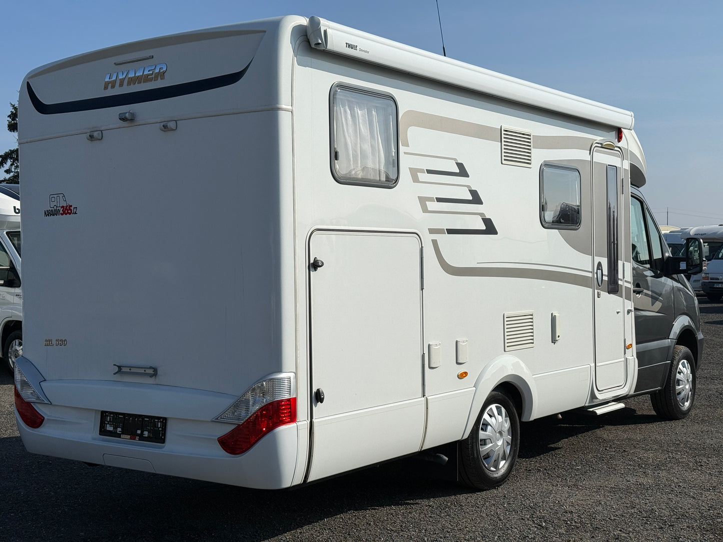 Hymer 580 ML, automat, 2x klimatizace, markýza, satelit