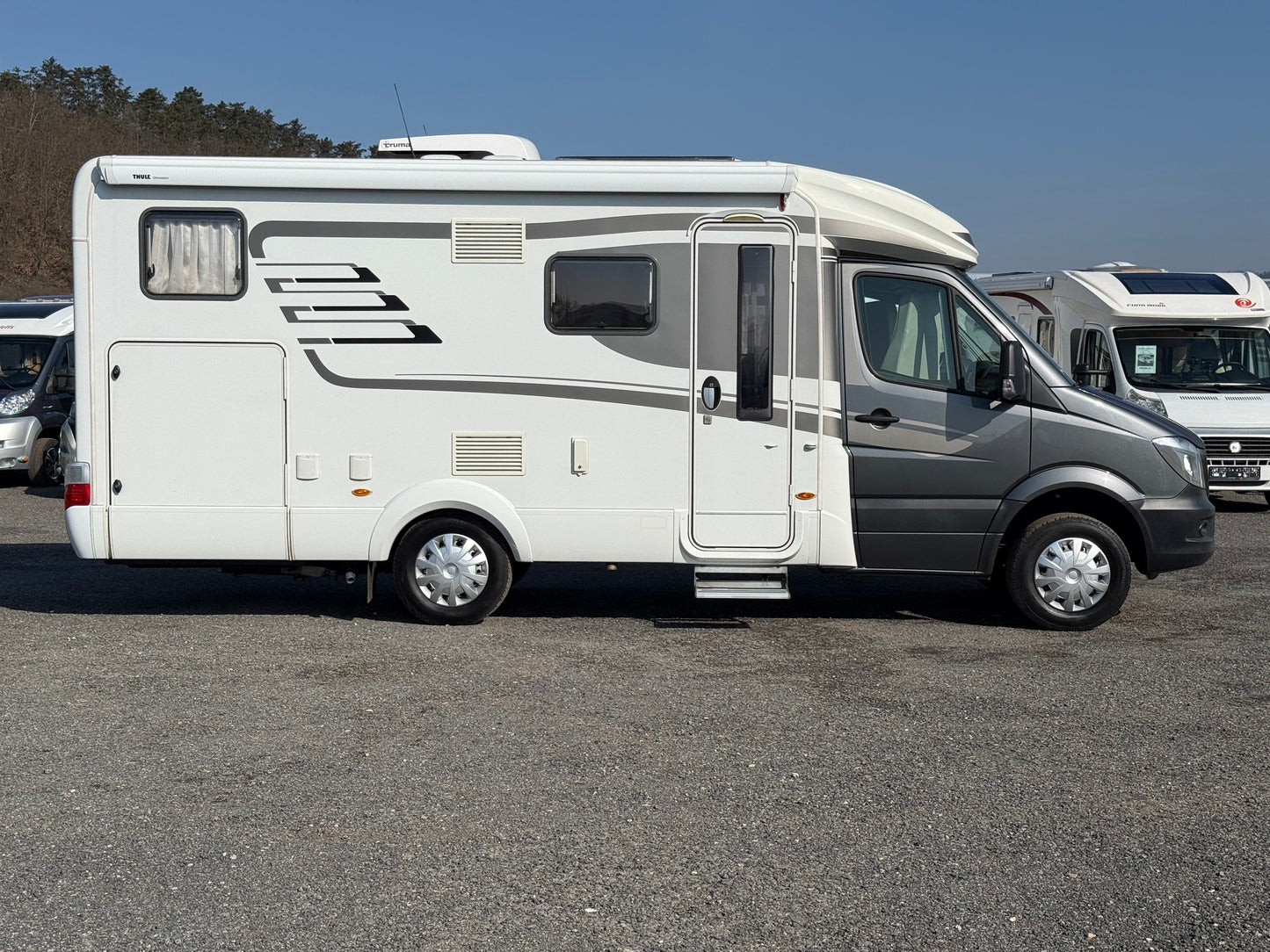 Hymer 580 ML, automat, 2x klimatizace, markýza, satelit