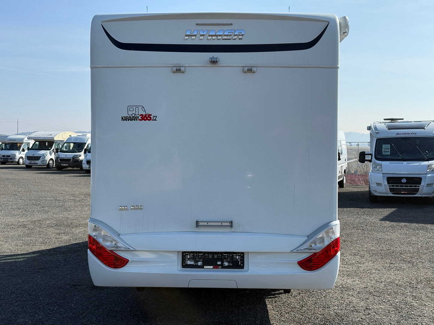 Hymer 580 ML, automat, 2x klimatizace, markýza, satelit