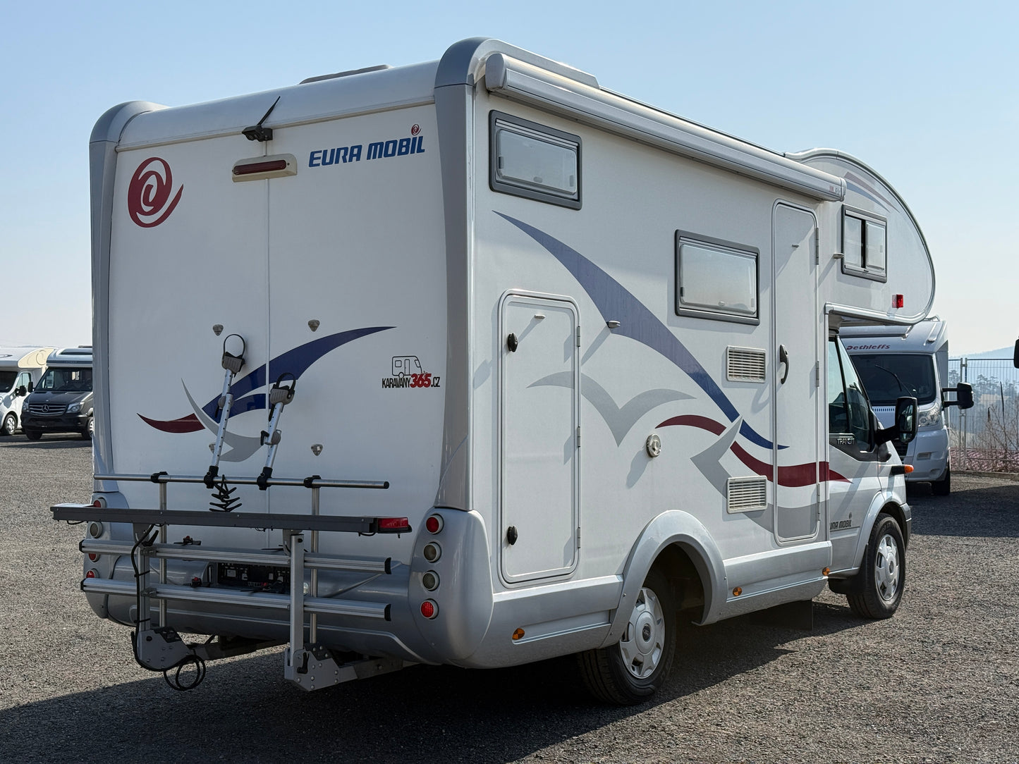 Ford Eura Mobil Profilia A, 2011, držák kol, markýza, palandy