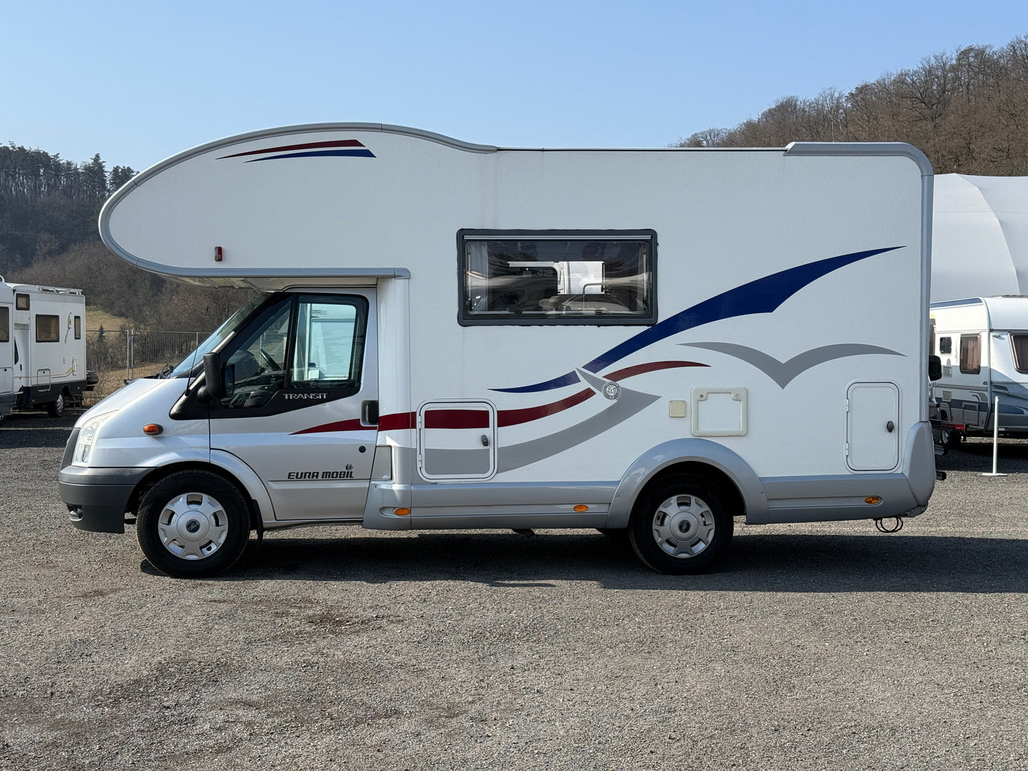 Ford Eura Mobil Profilia A, 2011, držák kol, markýza, palandy