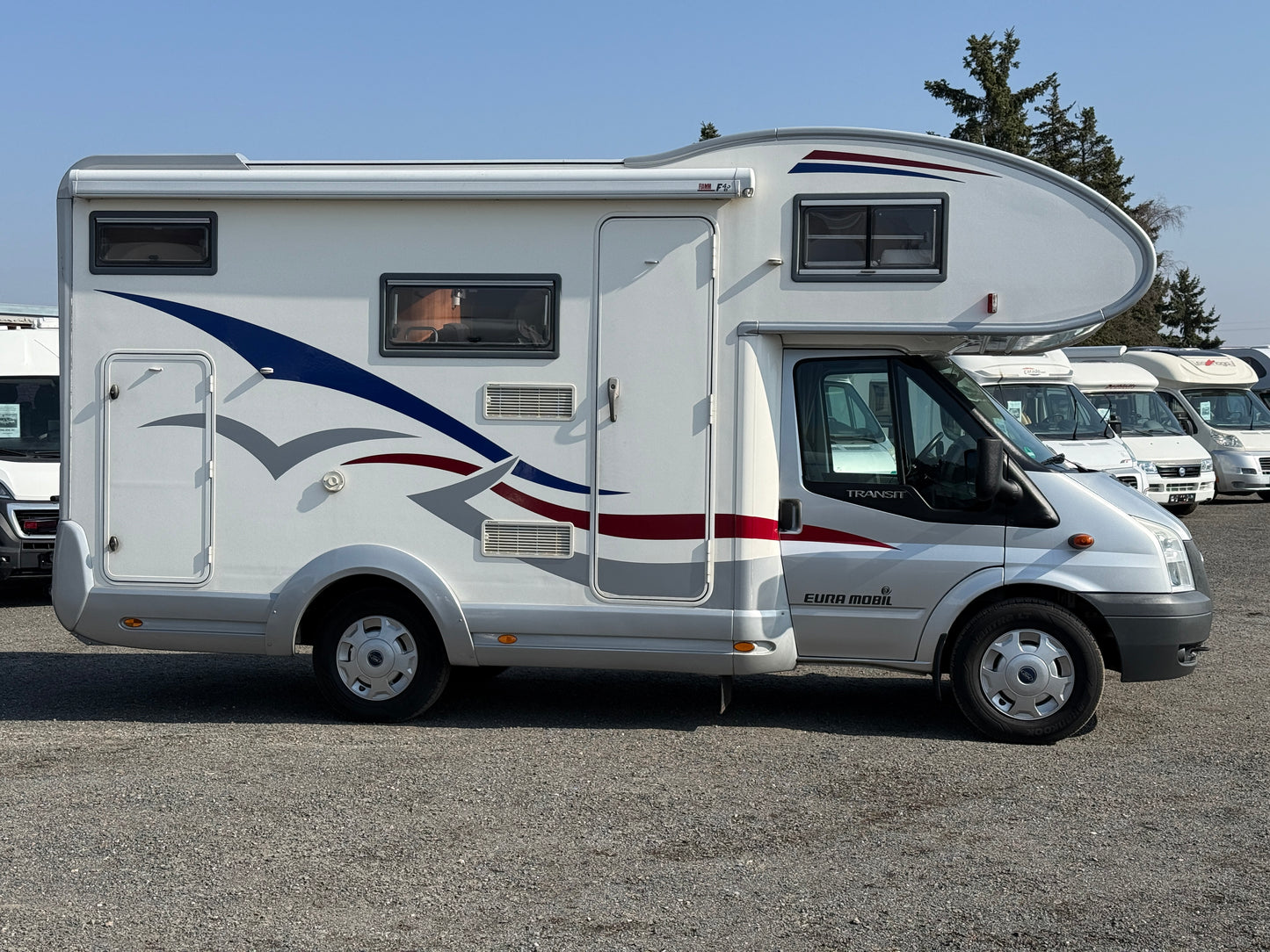 Ford Eura Mobil Profilia A, 2011, držák kol, markýza, palandy